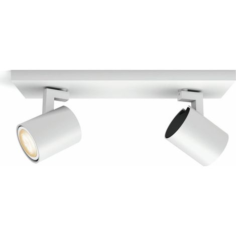 Philips hue 33814200 929003045601-connected-white double runner spotlight (1/5)