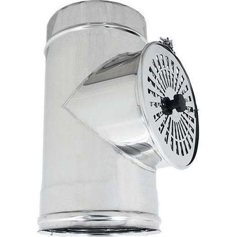 Modulo di compensazione inox a 90° doppia parete di 180 - de 230 mm (1/2)