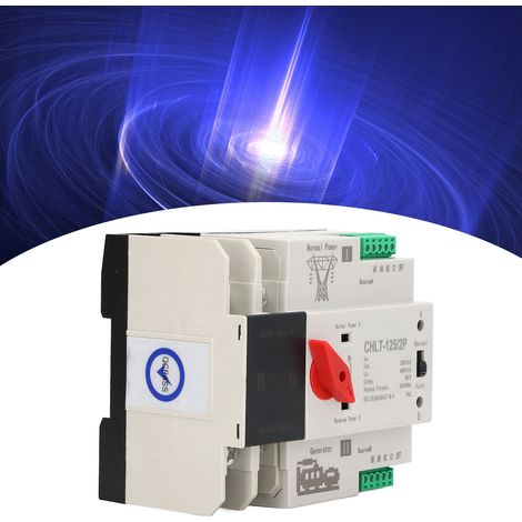 CHLT-125/2P Circuit de commutation automatique à double alimentation ininterrompue AC230V, contrôleur de commutation rapide, commutation au niveau de la milliseconde, alimentation CA ininterrompue jus (1/5)