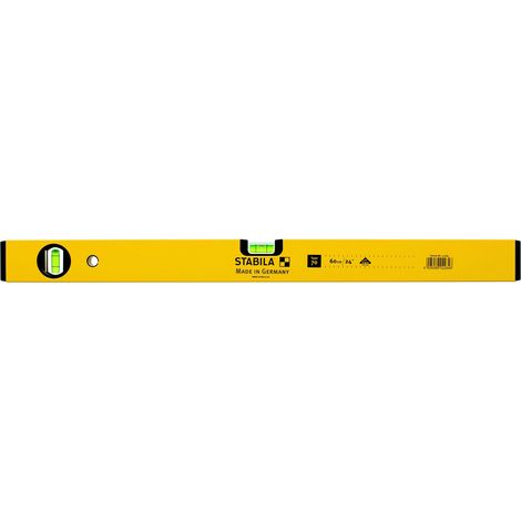 Livella a 2 bolle stabila art.70 in alluminio cm.30, bolle a botte, precisione di misurazione 1 mm/mt - Salone (1/2)