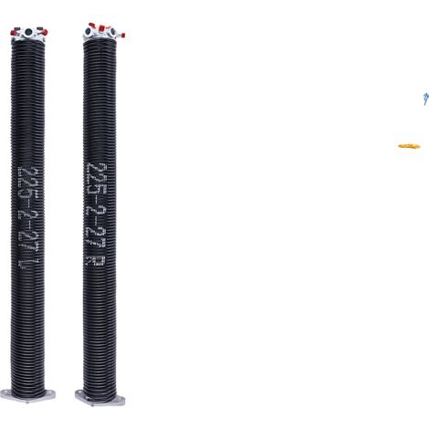 Ressorts de torsion de porte de garage, installation facile, construction durable (1/2)