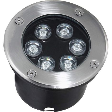 Projecteur LED lumière souterraine AC 85 265 encastrée ronde pelouse villa (1/5)