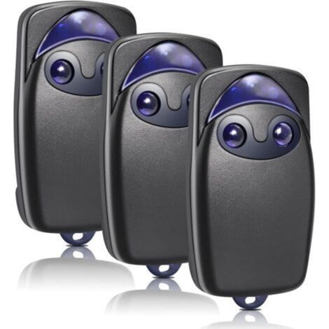 Ecleanfy-Telecommande Portail pour Flo2r-s, 3PCS 433,92 MHz Telecommande Porte de Garage Compatible avec Flo2R-S, 2 Canaux (1/5)