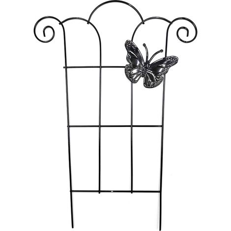 Treillis de jardin en acier inoxydable pour plantes grimpantes, support pour vignes d'extérieur (1/5)