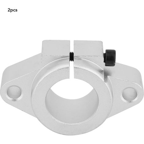 Support de 2 pièces SHF20 pour rail linéaire, tige de guidage et guide. (1/5)