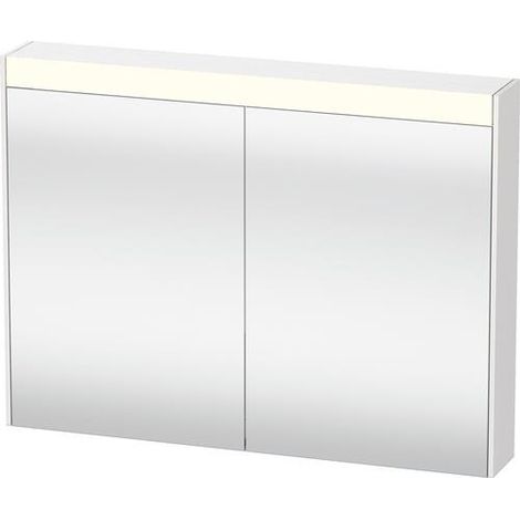 Armoire miroir BRIOSO avec éclairage, 760x820x148mm, 11 W, blanc brillant