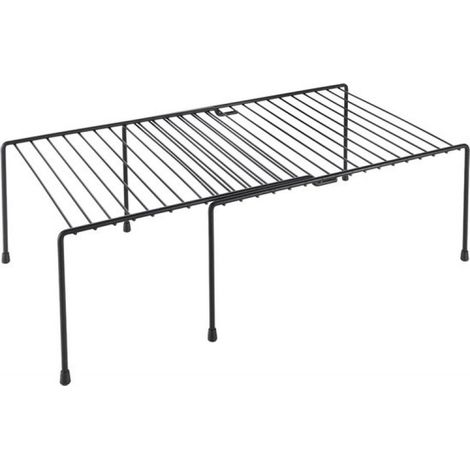 - Adapto Gain de Place - Organisateur de Cuisine - Extensible - De 33 à 57 cm - Noir (1/5)