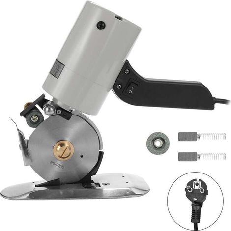 Round Knife Cutting Machine Electric Scissors Portable Electric Cloth Cutting Machine TY-90B Cloth Cutting Machine European Standard No Butter (1/5)