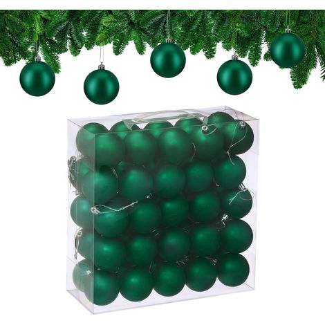 Juego de 50 bolas navidenas mate para arbol de navidad (1/5)
