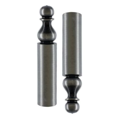 Paire cache fiche rustique n°16 pr fiche d.13 ht.80mm fer cemente cf-16-a-1380-32