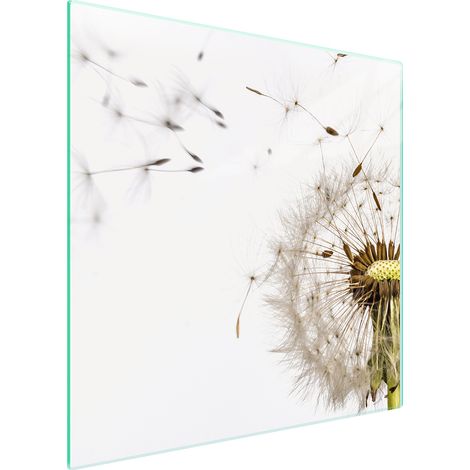 GLASSCHUTZPLATTE FÜR HERD 50x52 BLUME
