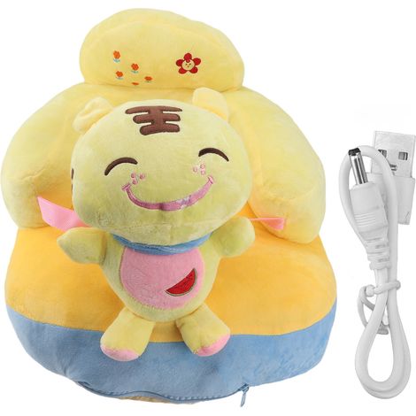 Canapé de soutien pour bébé, chaise haute électrique stable à angle réglable pour nourrisson, siège de sol moelleux pour la maison, style tigre (1/5)