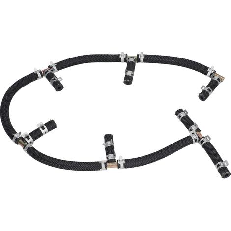 Le nouveau tuyau de retour d'injecteur du moteur S6K avec té en acier pour intercooler convient aux CAT E320C/E320D. (1/5)