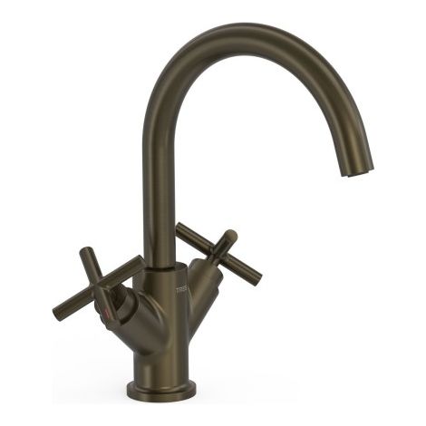 Mélangeur haut pour lavabo Noir Bronze - TRES 28320301KMB