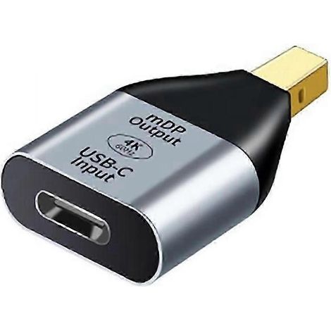 Adaptateur Mini DisplayPort USB-C mâle vers récepteur Mini DisplayPort DP, compatible HD 4K 60 Hz et 1080p, idéal pour tablettes et téléphones portables - XN (1/5)