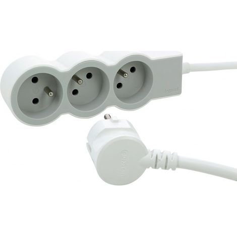 Bloc multiprises 3 prises avec cable 1,5m - LEGRAND