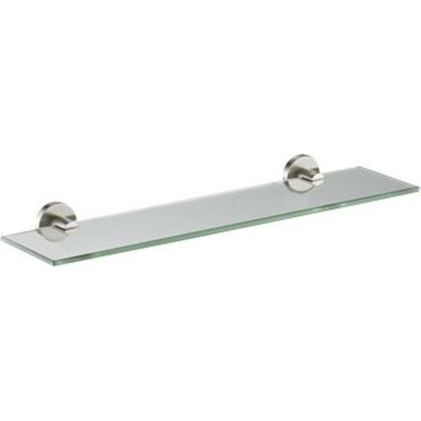 Plieger Vigo Tablette murale d'angle 52x14.5cm Inox brossé (1/4)