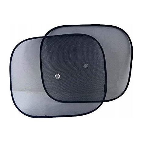 Parasoles negros de 44 cm x 36 cm para ventanas de coche (1/4)