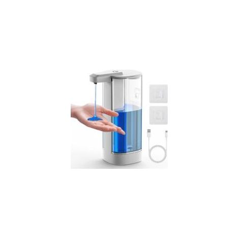 Automatischer Flüssigseifenspender, 500 ml, berührungsloser Handseifenspender, 4-stufig einstellbar mit Infrarotsensor, wasserdichter, wandmontierter elektrischer Seifenspender (1/5)