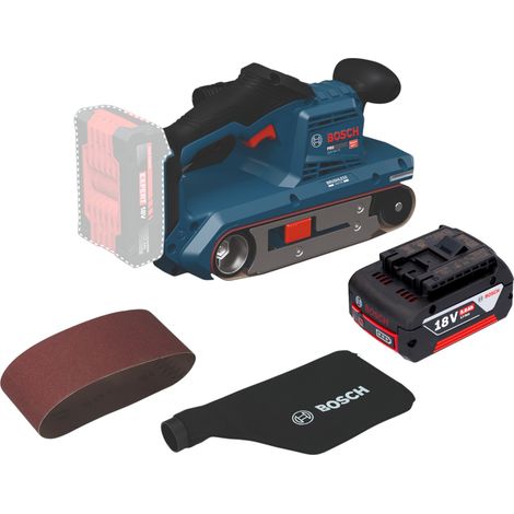Levigatrice a nastro a batteria Bosch GBS 18V-75 18 V 76 x 533 mm Brushless + 1x batteria 5,0 Ah - senza caricabatterie (1/5)