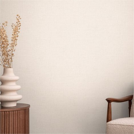 A.S. Creation Vliestapete 10.05 x 0.53 m Livingwalls Unitapete Creme 790663 Einfarbig CosmoLiving by Cosmopolitan (1/5)