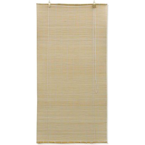 Tende a rullo Tenda avvolgibile in Bambù Naturale 80x160 cm (1/3)