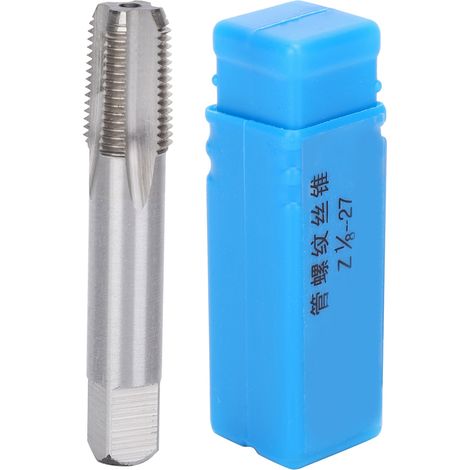 Taraud HSS Z 1/8‑27 pour Outils de Réparation Matériel Haute Dureté Fournitures Industrielles (1/5)