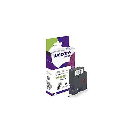 ARMOR WECARE cinta compatible para DYMO D1 12mm x 7m Negro/blanco S0720530