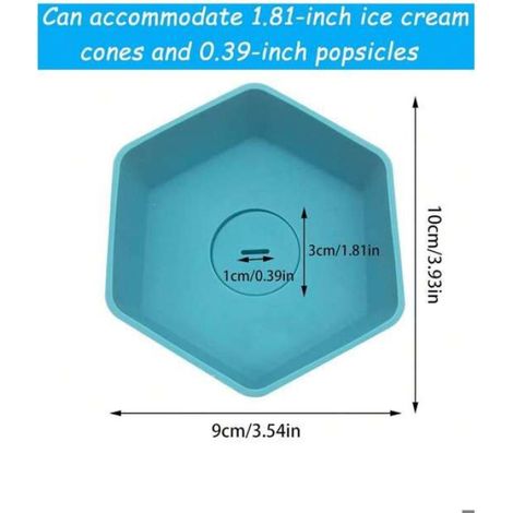 Bac A Glacons - Silicone Alimentaire - Anti-Chute Et Anti-Fuite - Pour Glace Et Boissons Froides - Lot De 3 (1/5)