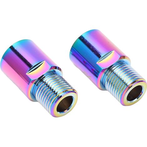 Lot de 2 rallonges de pédales de vélo robustes et durables en acier, pour une protection optimale des genoux et un confort accru. Boulon d'extension de 20 mm. (1/5)
