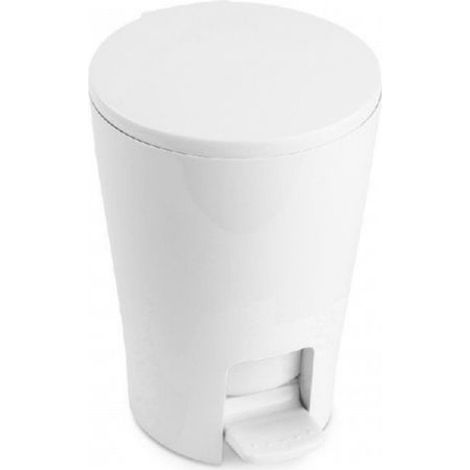 Tatay Diabolo poubelle salle de bain blanc 5 litres (1/6)