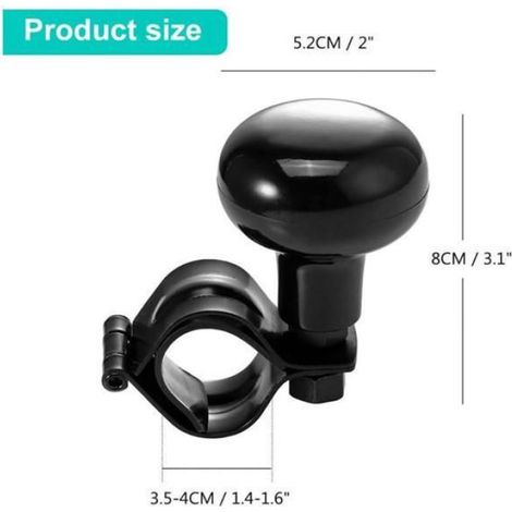 Boule De Volant - 3 Pièces - Diamètre 50 Mm - Compatible Tous Véhicules Automobiles Camions Fourgonnettes Tracteurs - Pour Amélioration Conduite (1/5)