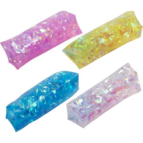 4 Pièces Soulagement De Contrainte Serpent À Eau avec Ruban À L'intérieur Jouets Compressés en Caoutchouc Water Wiggler pour Enfants Et Adultes Couleur Aléatoire (4 pièces) (1/5)