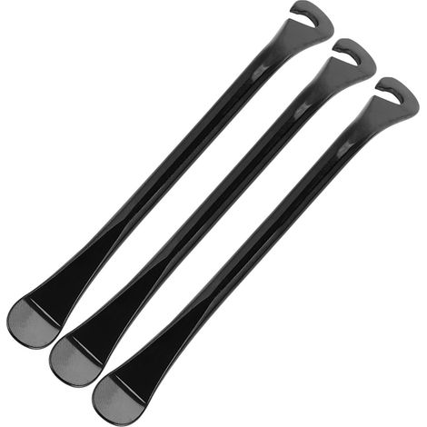 3 pièces Démonte-pneu Vélo Portable en Acier Carbone Durci Outil de Réparation Pneu Bicyclette (1/5)
