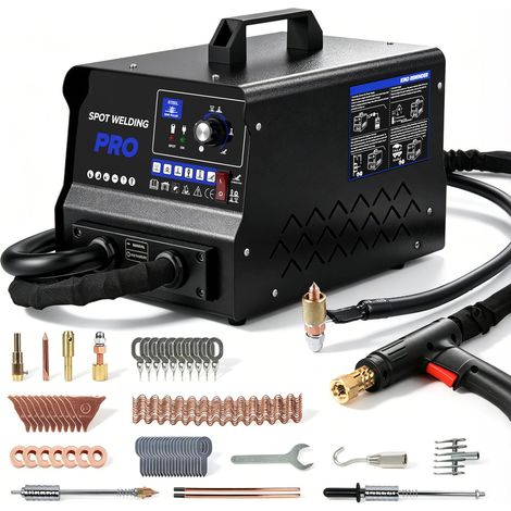 Tire clou carrosserie 3500W 220V kit réparation bosses carrosserie (1/5)