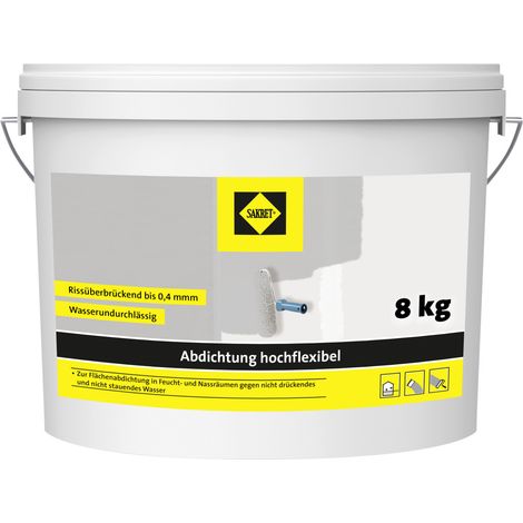 Sakret Abdichtung hochflexibel 8 kg Wandabdichtung