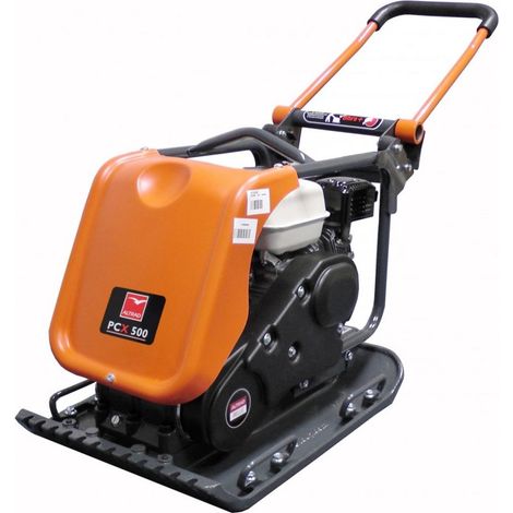 BELLE PCX 500H Rüttelplatte, Gummimatte 500x500mm Honda GX 160, 100 kg
