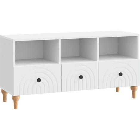TV Cabinet White 102 x 34.5 x 50 cm Engineered Wood vidaXL