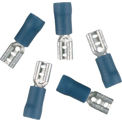 Terminali piatti isolati 1,5 / 2,5 mm.5 pz.