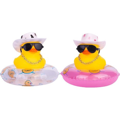 2-teiliges dekoratives Armaturenbrett fürs Auto mit Sonnenhut-Schwimmring