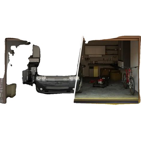 Burlete para puerta de garaje, de goma, 5 metros de largo, compatible con puertas enrollables, resistente a la intemperie, fácil instalación. (1/5)