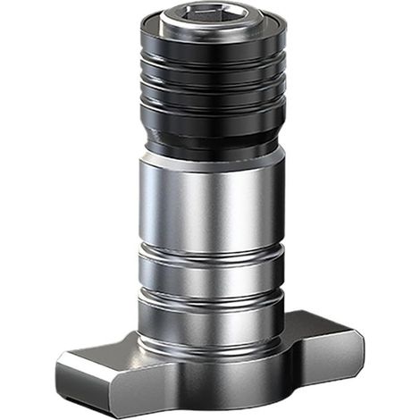 Bonde de Vidage Pop Up Universelle Sans Trop-Plein, Bonde de Lavabo Design en Laiton Noir Mat, Système Clic-Clac Silencieux et Étanche pour Salle de Bain Moderne (1/5)