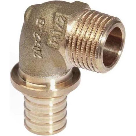 Fitting rehau Kolanko RAUTITAN LX braun 40 mm Messing