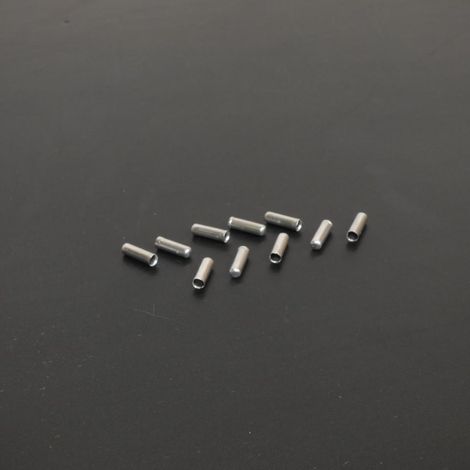 Lot de 10 embout protection de câble zamac Ø1.8/2mm pour