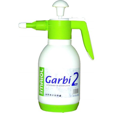 FPLUS pulverizador presion 2l. garbi , Pulverizador de capacidad 2 l, que produce una pulverización a baja presión.
- Incorpora boquilla ajustable.
- De color blanco y de plásti