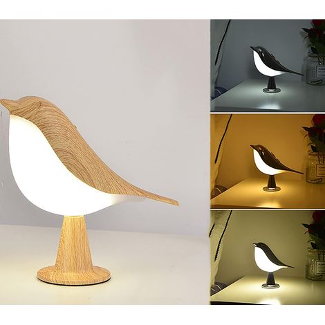 Lampe de Chevet Tactile, Lampe De Table Rechargeable avec 3 Modes Dimmable, 3000K-6000K, 1800mAh, Sans Fil, Décoration pour Maison, Parfaite pour Chambre Bureau Cadeau