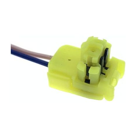 Yellow 2-pin automotive connector, series 0.6, for airbag DJ7027Y-0.6-21, automotive plug 1612121-4 (1/4)