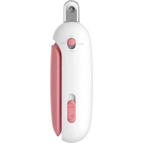 Cisaille À Ongles Pour Chat - Acier Inoxydable - Trou De Repérage De La Veine - Design Ergonomique - 1 Pièce