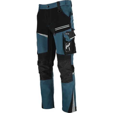Pantalones turquesa y negros con inserciones elásticas, "3XL", CE, lahti