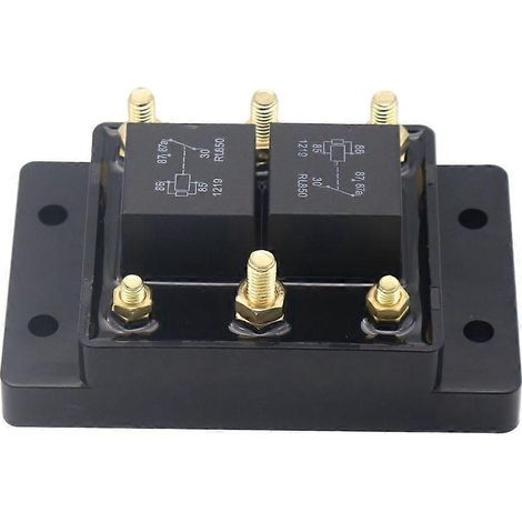 Kfz-Relais 80A Stromstärke, Anlasserrelais für Fahrzeuge 12V 80A Hochstrom